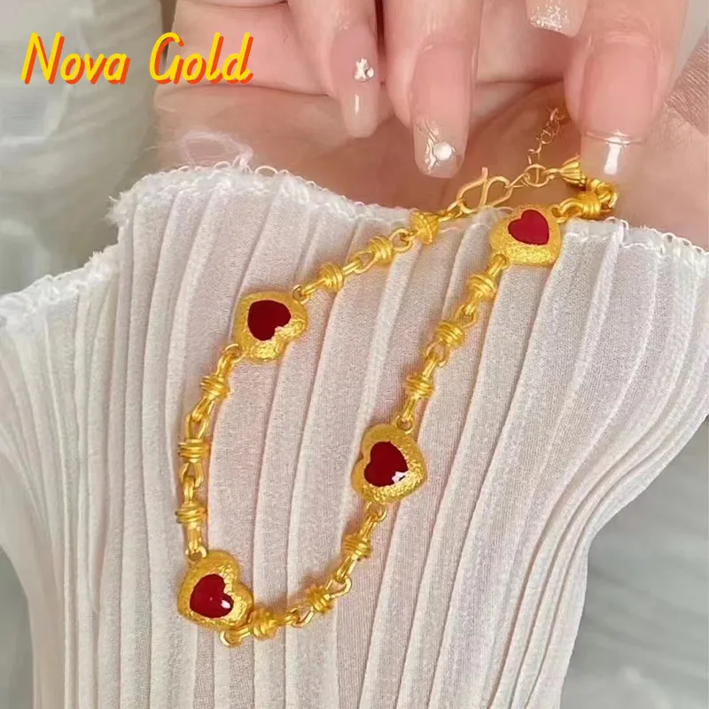Ethnic Fashion Show - NovaGlod 9999 Gelang Burning Blue Heart