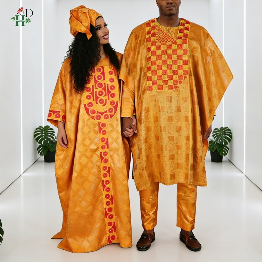 Boubou Men Africa - Pakaian Afrika Baru untuk Pria Set