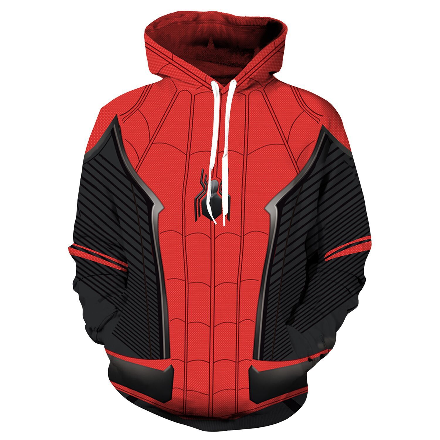 Haori Japanese Jacket - Jaket Hoodie Ritsleting Cetak 3D Pahlawan