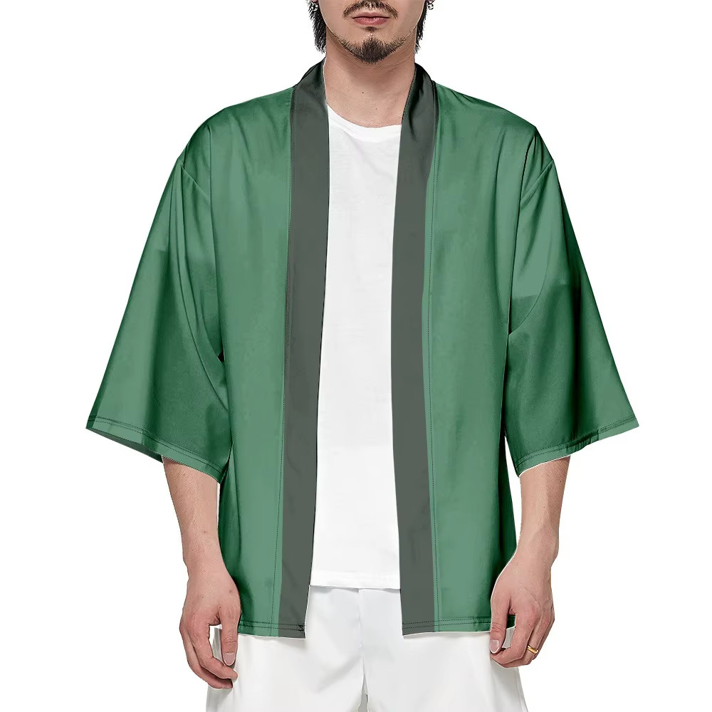 Haori Japanese Jacket - Kimono Ringan Pria Baru Musim Panas