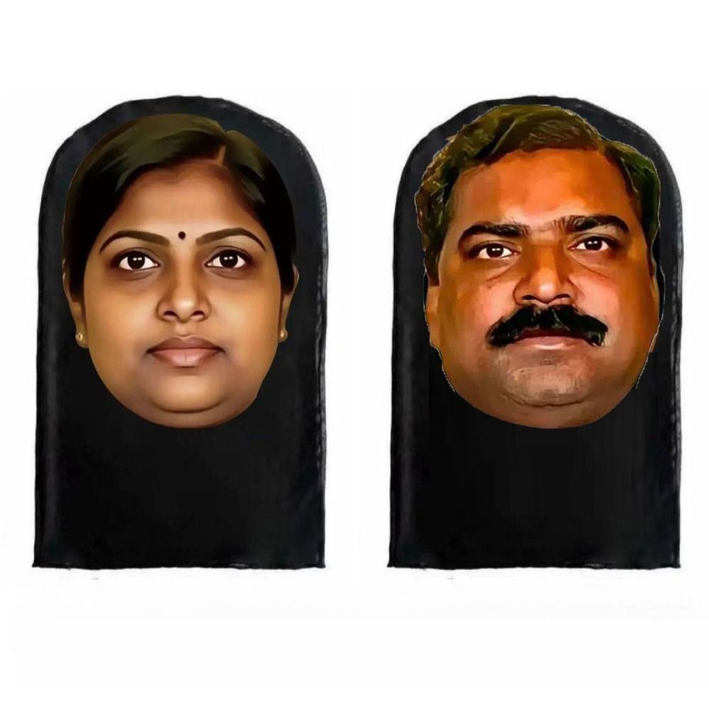 Ethnic Fashion India - Masker Gaya India Lucu Desain Parodi