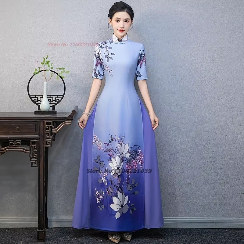 Ao Dai Vietnam Dress - Gaun Tradisional Vietnam 2026 Ao Dai