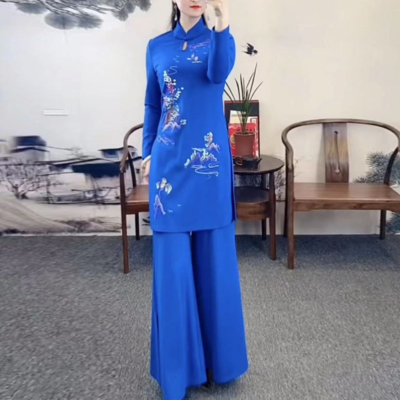 Ao Dai Vietnam Dress - Setelan Gaun Aodai Tradisional Vietnam Wanita