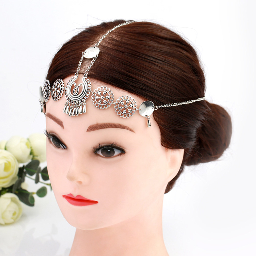 Ethnic Fashion Shoot - 2Pcs Ikat Rambut Gaya Etnis Retro