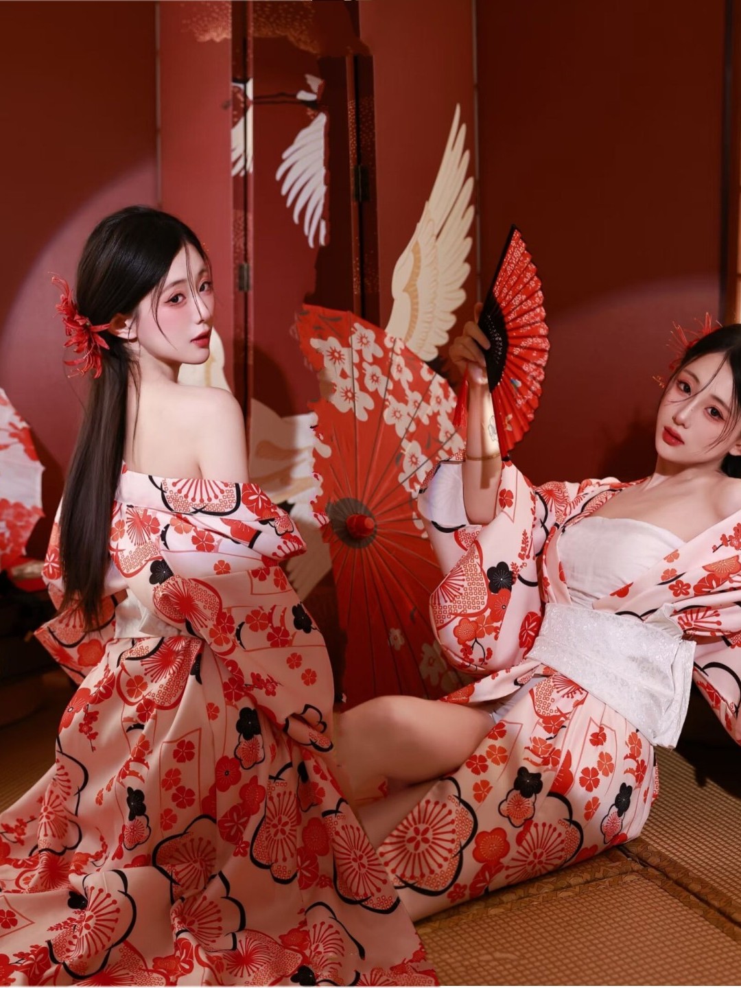 Ethnic Fashion Shoot - Fotografi Tradisional Gaya Jepang Gaun Mandi